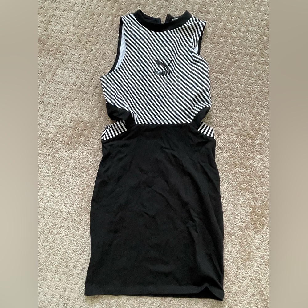 Puma dress black & white color